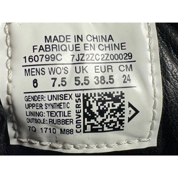 Converse x JW Anderson Thunderbolt GLITTER Ox Low Top Unisex Men 6 Woman's 7.5 - Picture 8 of 8